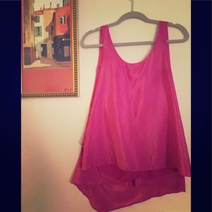 BCBG Silk Tank Top